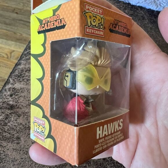 Funko Pocket Pop My Hero Academia HAWKS Keychain - Picture 3 of 5